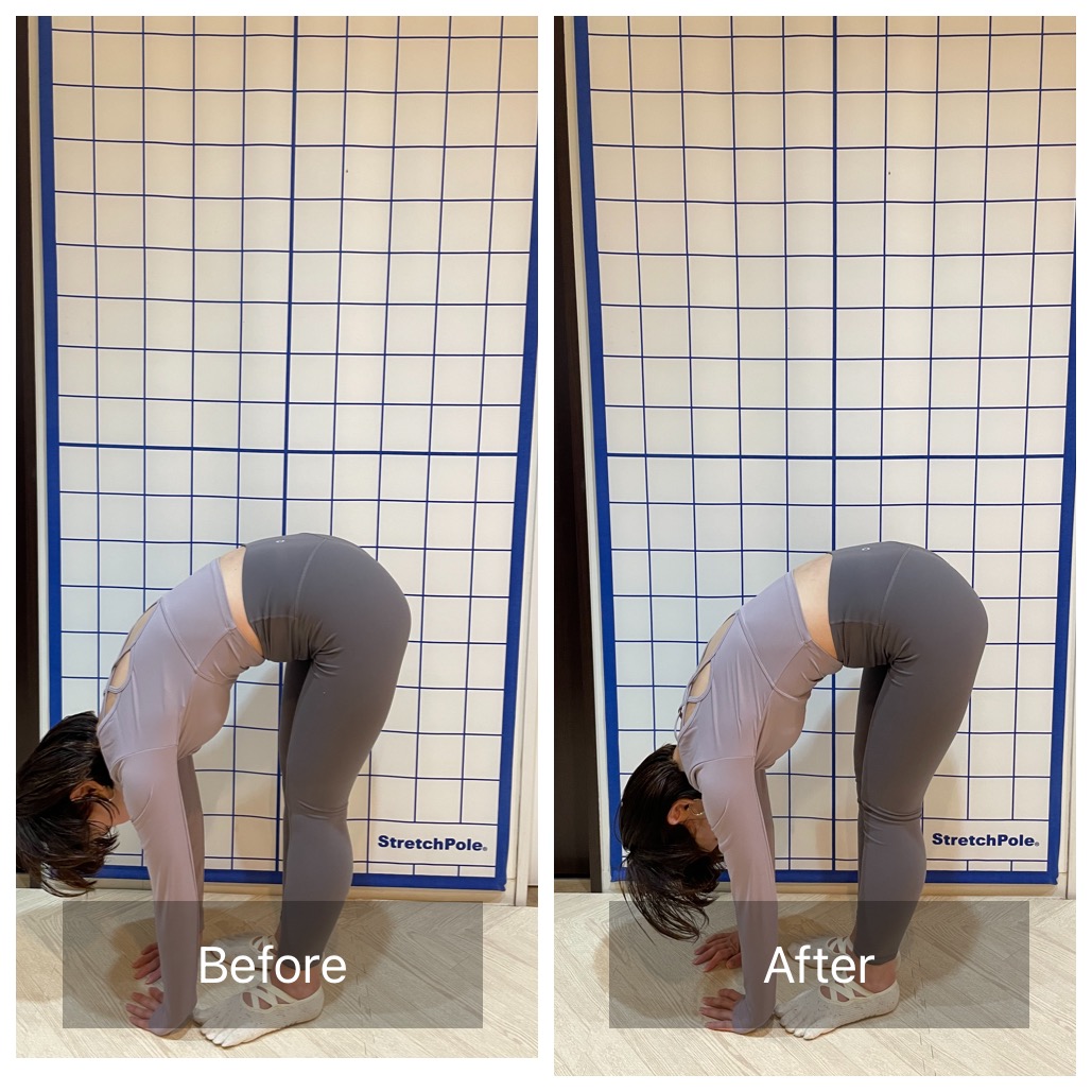 前屈ビフォーアフター②