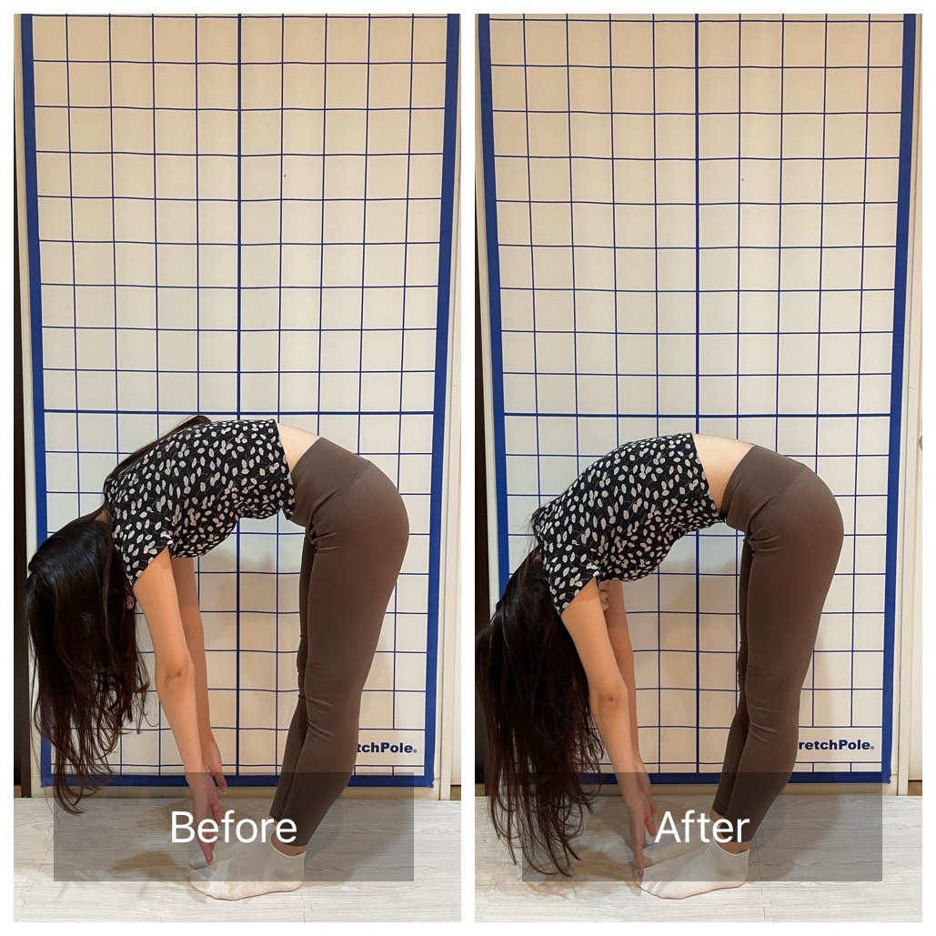 前屈ビフォーアフター③